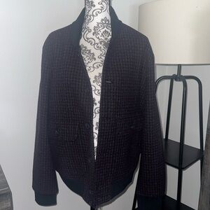 NWT Express Men’s Wool Bomber Jacket